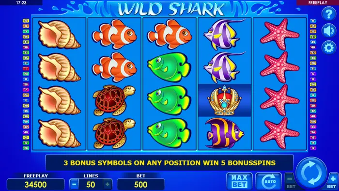 Wild Shark starten slot Amatic